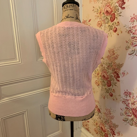 90s Vintage Y2K Pink Cardigan Sweater - Picture 5 of 6